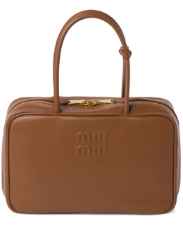 Кожаная сумка Miu Miu Beau, коричневый 5bb117vmon2crw | коричневый