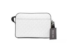 Michael Kors Cooper Маленькая женская сумка через плечо Bright Palm Signature из ПВХ, мультиколор 7143907983420 | multi