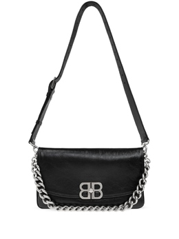 Сумка Balenciaga Medium BB Soft Flap через плечо, черный 7485962abfj | черный