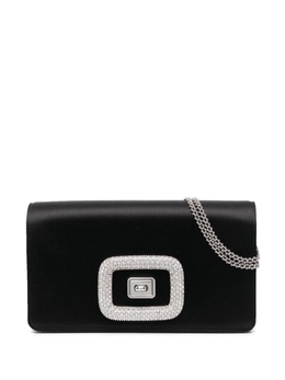 Roger Vivier клатч с кристаллами, черный rbwaogc0100rs0 | черный