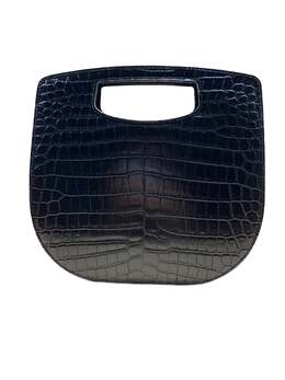Женская кожаная сумка Bally Caya 6232624 Черная с ручкой сверху, мультиколор 7126173417532 | multi