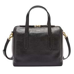 Женская кожаная сумка Fossil Sydney, черный 7105954578492 | black