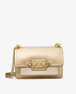 Женская кожаная сумка через плечо Heather с ручкой-цепочкой Michael Kors, золотой 196163699219 | oro