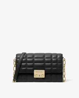 Женская кожаная стеганая сумка через плечо Tribeca Michael Kors, белый 196237773807 | blanco