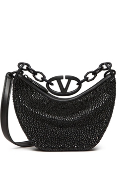 Valentino Garavani сумка Mini VLogo Moon Hobo, черный wb0q43klc | черный