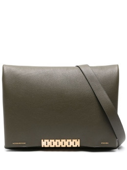 Victoria Beckham клатч Jumbo с цепочкой, зеленый b223aac004887a | зеленый