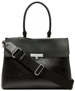 Сумка-трансформер Becky Turnlock с тремя отделениями Calvin Klein, черный 14953008 | black/silver