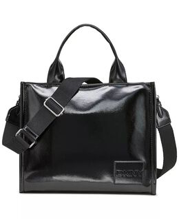 Маленькая сумка-тоут Hadlee DKNY, мультиколор 18376999 | black/silv