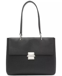 Большая сумка-тоут с тремя отделениями и замком Clove Calvin Klein, серый 17557986 | dove grey