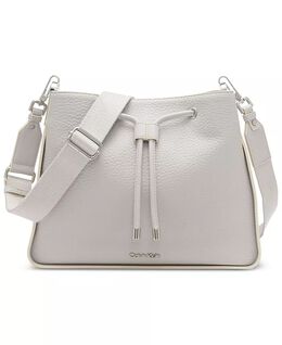 Hobo Fay со шнурком и регулируемым веб-ремнем Calvin Klein, серый 17557990 | dove grey