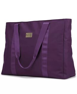 Нейлоновая дорожная сумка-тоут для выходных Badgley Mischka, фиолетовый 11806273 | purple