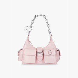 Кожаная сумка через плечо Amelia с цепочкой The Kooples, розовый r04388696 | pink