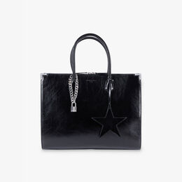 Сумка-Тоут из кожи Ming xl The Kooples, черный r04381228 | black