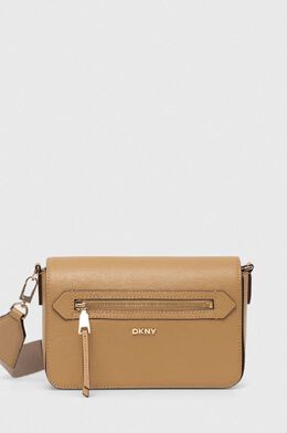 Кожаная сумка DKNY, бежевый 9byh-tod0j3_80x | beige