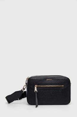 Кожаная сумка DKNY с карманом на молнии, черный 9byh-tod0j2_99x | nero