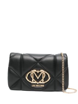 Love Moschino logo-plaque cross body bag 27192529