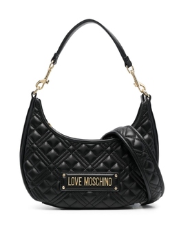 Love Moschino стеганая сумка на плечо с логотипом, черный jc4068pp1hla0 | черный