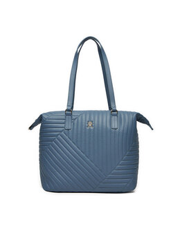 Сумка Tommy Hilfiger Poppy Reform Tote Qu AW0AW17013, синий 0000304083907 | blau