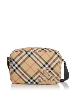 Сумка через плечо Burberry Essential в клетку, коричневый/бежевый 5127673 | sand