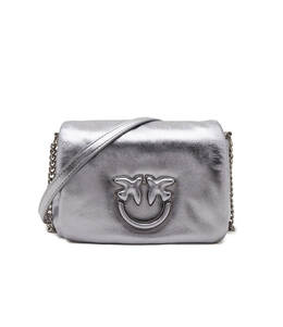 Сумка-мессенджер Pinko LOVE CLICK PUFF BABY SHEEP NAP, серебро pi235w00017892500os | argento