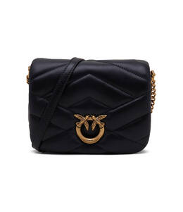 Сумка-мессенджер Pinko LOVE CLICK PUFF BABY SHEEP, черный pi241w00013758200os | nero