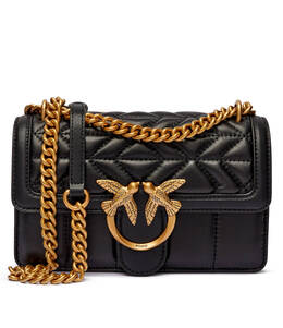 Сумка через плечо Pinko Quilted Love Birds, черный pi244w00014858200os | nero