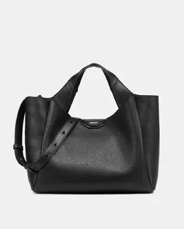 Сумка через плечо Willa со съемной ручкой и однотонным принтом DKNY, черный 755403203946 | negro