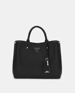 Большая черная сумка Meridian с регулируемым ремнем через плечо Guess 7622336865981 | negro