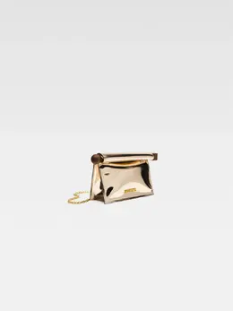 Мини-сумка клатч Ронд Карре Jacquemus, золотой 3700943422620 | gold