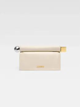 Клатч Рон Карре Jacquemus, слоновая кость 3700943350244 | light ivory
