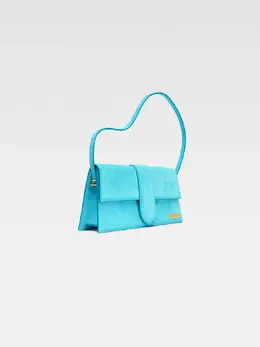 Длинная сумка через плечо с клапаном Ле Бамбино Jacquemus, светло-бирюзовый 3700943422156 | light turquoise