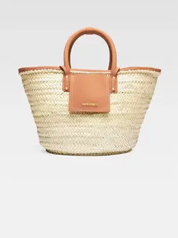 Пляжная сумка-корзина Ле Панье Соли Jacquemus, светло-коричневый 3700943118158 | light brown