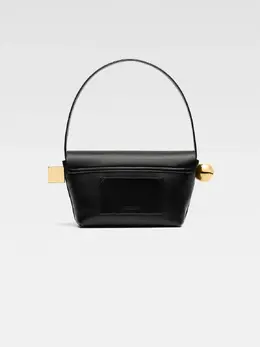 Сложенная сумка через плечо Ле Рон Карре Jacquemus, черный 3700943423788 | black