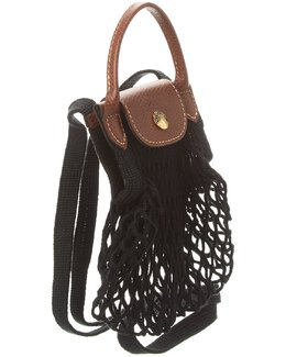 Сетчатая сумка Longchamp Le Pliage Filet XS, черный 7726502805564 | black