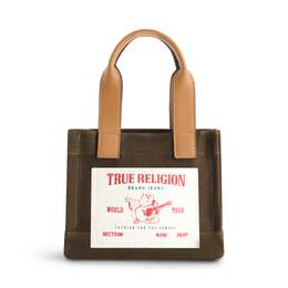 Мини-тоут True Religion, оливковый 7162913194044 | olive