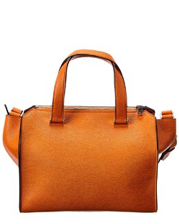 Кожаная сумка-тоут Valextra Passepartout среднего размера, оранжевый 6762892492860 | orange