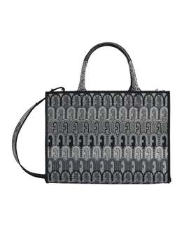 Маленькая большая сумка Opportunity из черного денима Toni Furla 7187240222780 | toni black denim