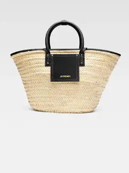 Пляжная сумка-корзина Ле Панье Соли Jacquemus, черный 3700943348074 | black