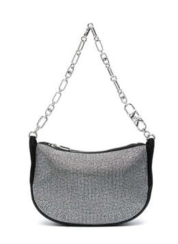 Michael Kors Kendall Сумка-мешочек из кожи со стразами, черный 7295292145724 | black