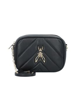 Кожаная сумка через плечо Fly Quilted 19,5 см Patrizia Pepe, цвет Nero 8051523590730 | nero