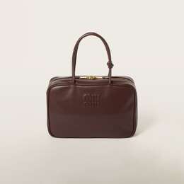 Кожаная сумка Beau Miu Miu, коричневый 5bb117_2crw_f0nbl_v_mon | bruyère
