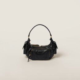 Карманная сумка из кожи наппа Miu Miu, черный 5bc146_2f8n_f0002_v_ooo | noir