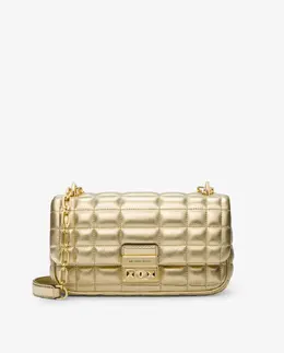 Кожаная сумка через плечо Tribeca металлик Michael Kors, золотой 196237507020 | oro
