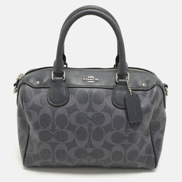 Coach Black Leather Mini Bennett Satchel 1078362