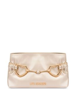 Love Moschino heart-plaque cross body bag 26635147