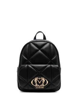 Love Moschino logo-plaque backpack 27373121