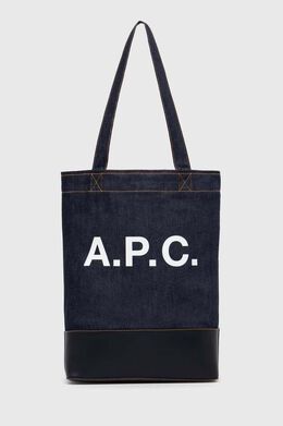 Сумка-тоут Axel A.P.C., темно-синий ppyh-tou0bt_59x | granatowy