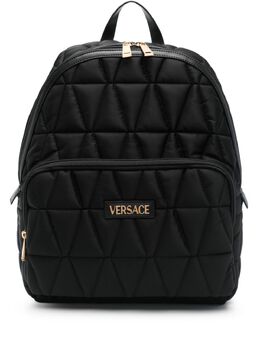 Versace logo-lettering backpack 25371214