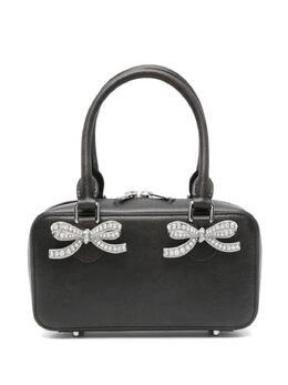 Self-Portrait mini leather tote bag 27220176