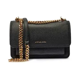 Кожаная сумка через плечо Michael Kors, черный mk244w00000600100os | nero